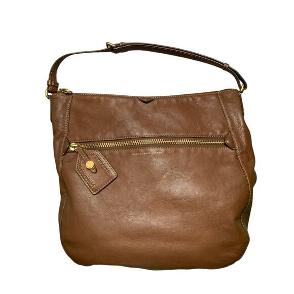 Marc by Marc Jacobs Globetrotter Wild Wild Willa Hobo Brown Bag Shoulder